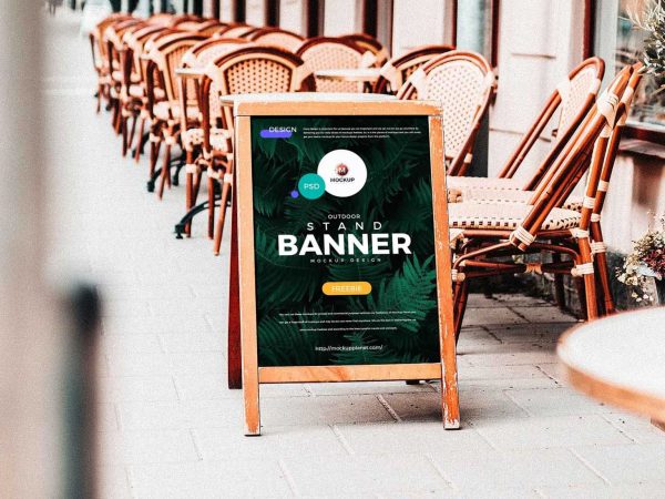 Outdoor Stand Banner printing in qatar