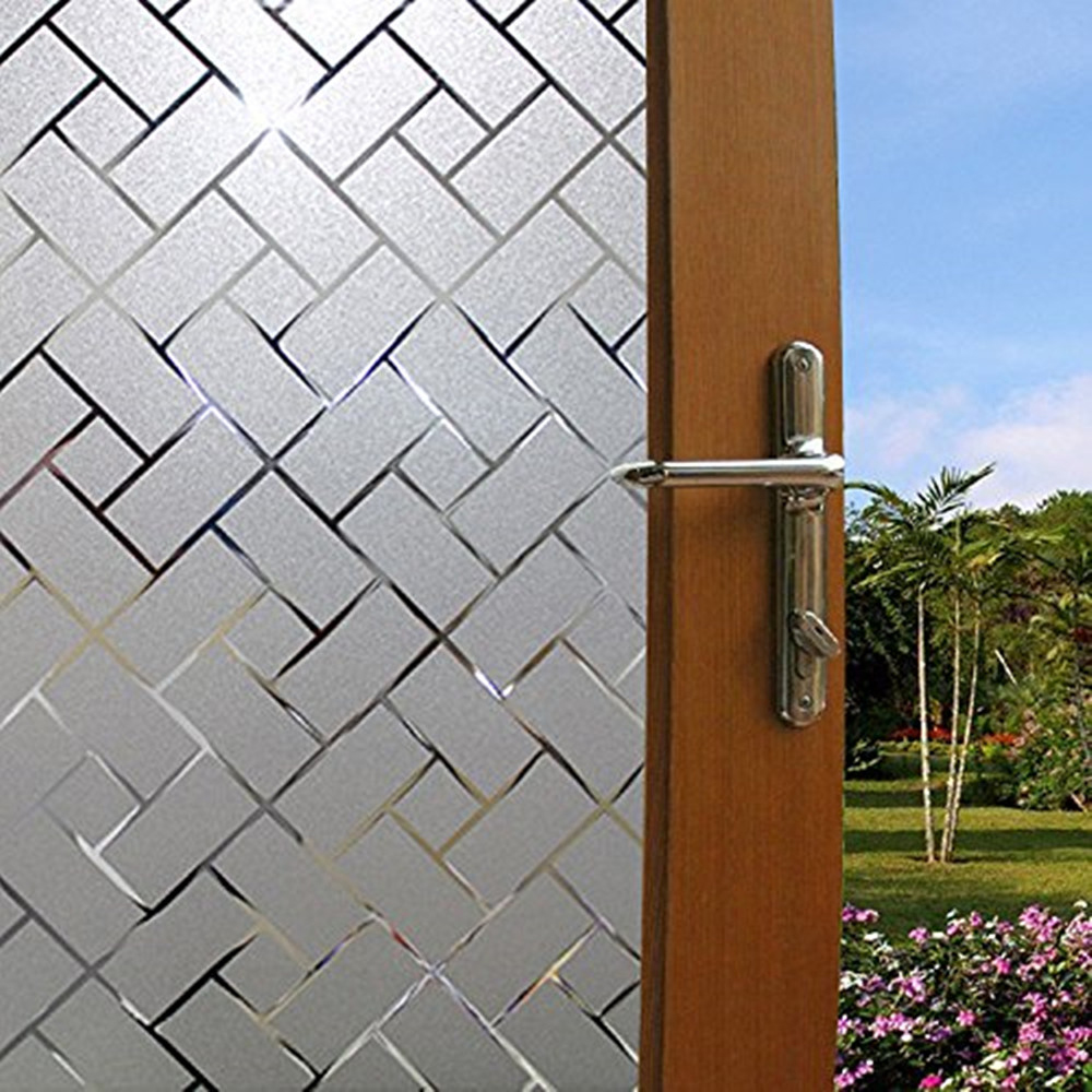 Frosted glass. Frosted Patterned