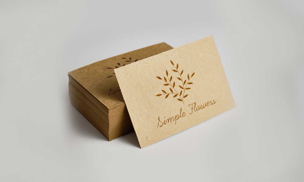 Kraft Business Cards